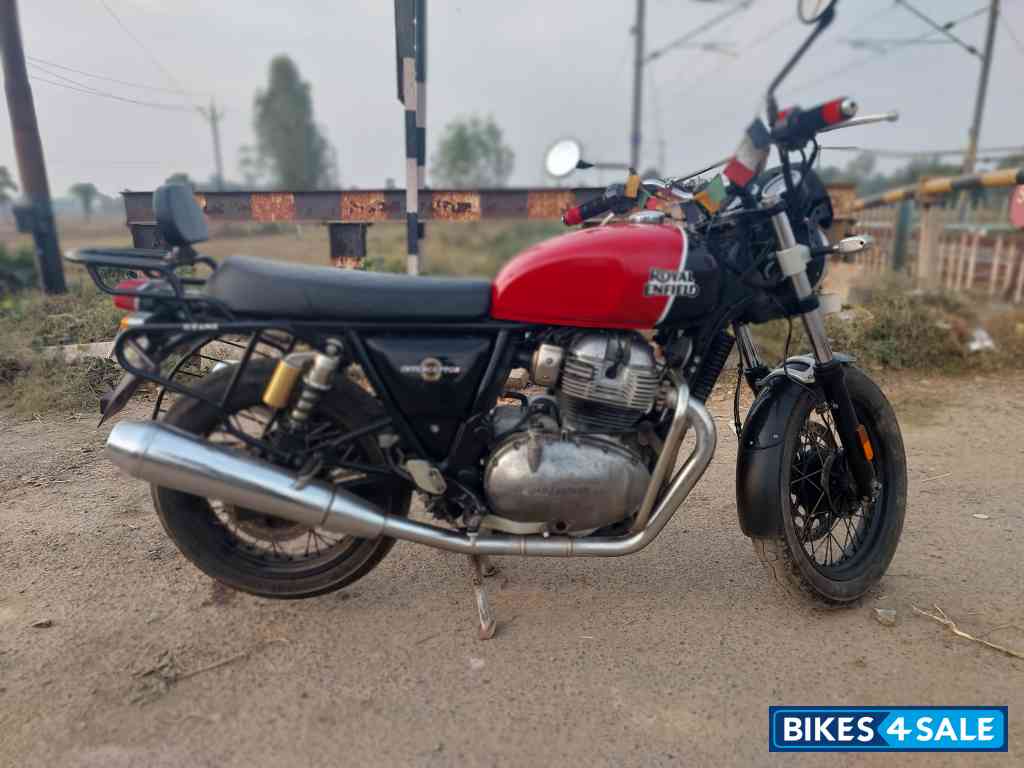 Red Black Royal Enfield Interceptor 650 Twin