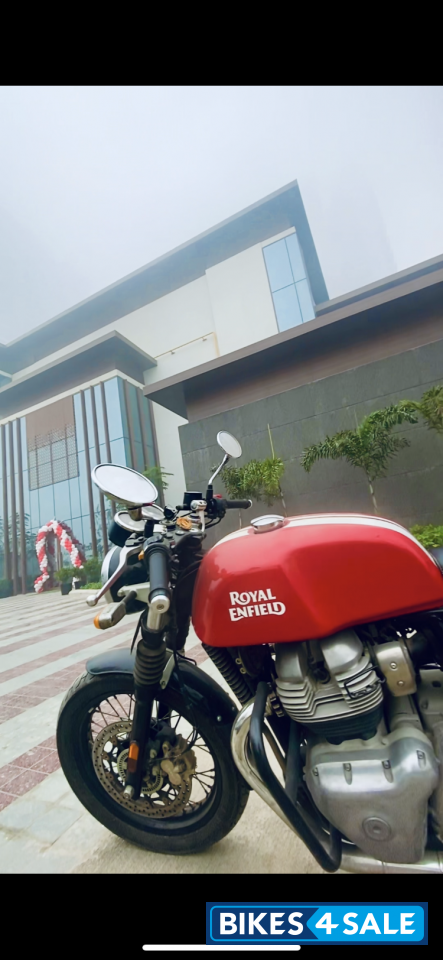 Rocking Red Royal Enfield Continental GT 650