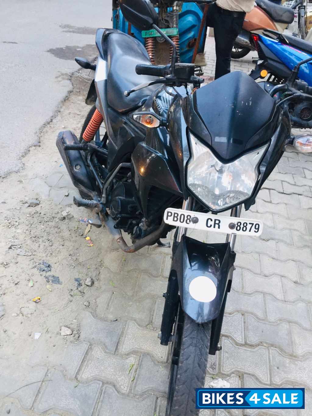 Grey Honda CB Twister