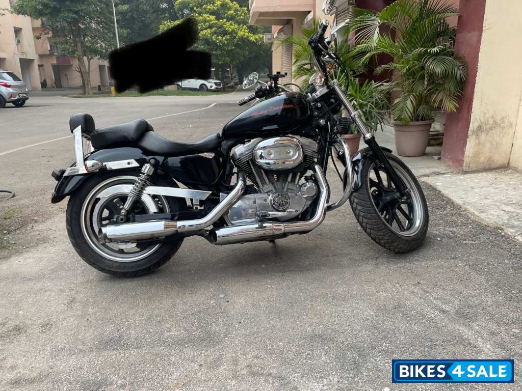 Black With Chrome Harley Davidson Iron 883