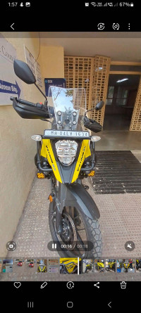Yellow Suzuki V-Strom 250