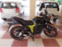 Green Black Suzuki Gixxer ABS