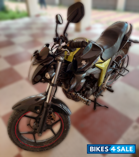 Green Black Suzuki Gixxer ABS