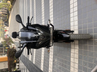 Black Red Bajaj Pulsar 220F