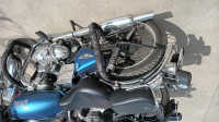 Blue Royal Enfield Bullet Standard 350