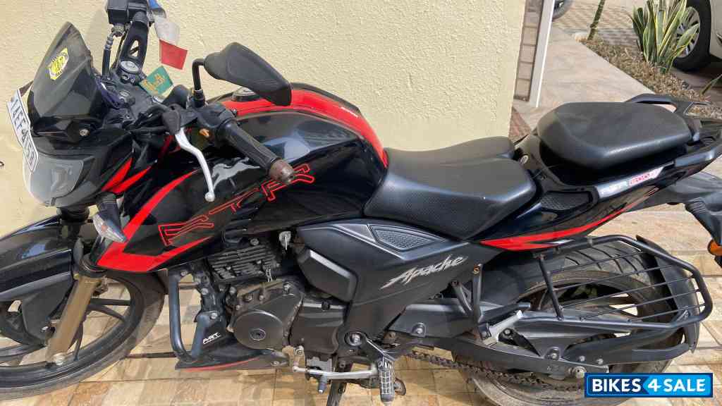 Red Black TVS Apache RTR 200 4V