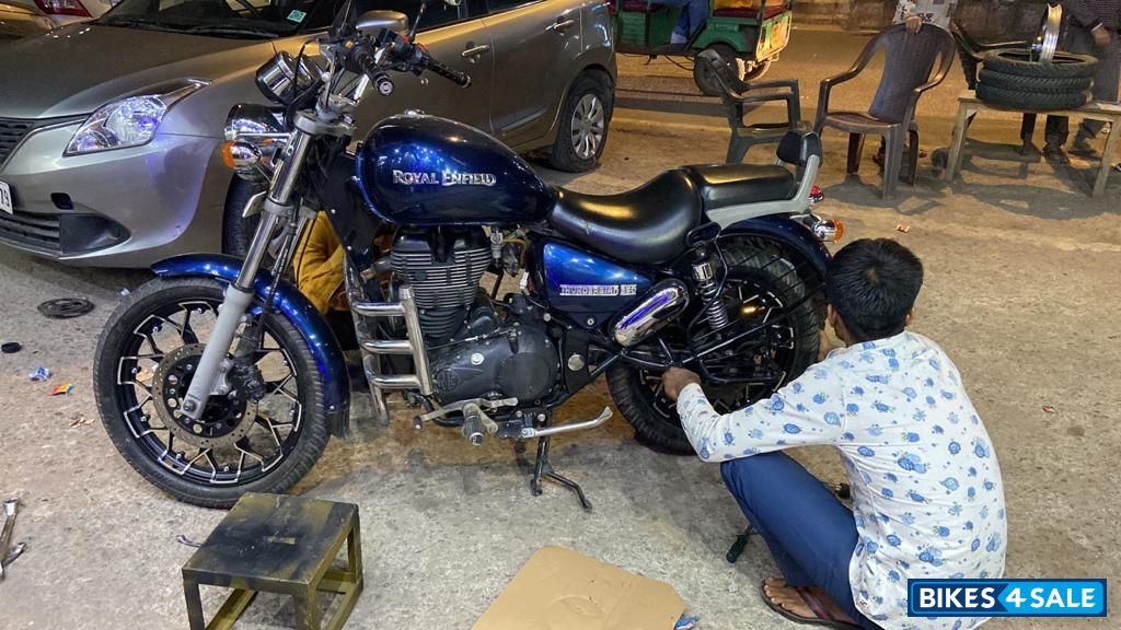 Marine Blue Royal Enfield Thunderbird 350 Marine Blue Royal Enfield Thunderbird 350