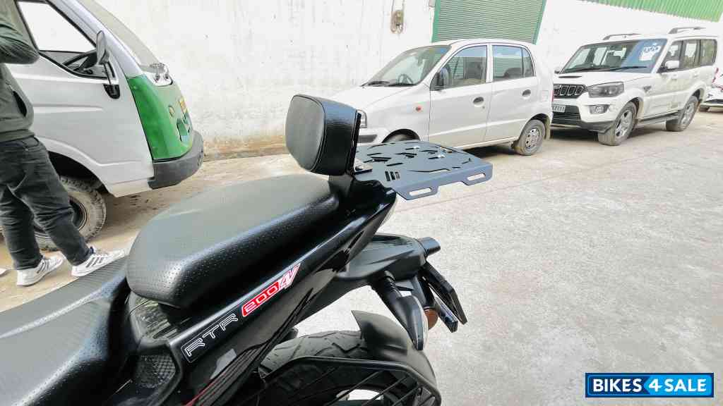 Black And Red TVS Apache RTR 200 4V 2022