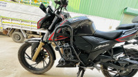 Black And Red TVS Apache RTR 200 4V 2022