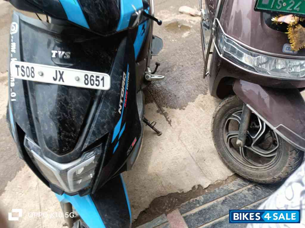Black&blue TVS NTORQ 125 Race Edition BS6