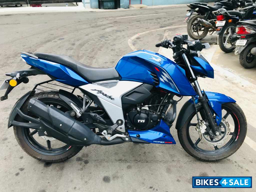 Blue TVS Apache RTR 160 4V BS6