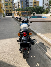 Rebel Blue Royal Enfield Hunter 350 Metro