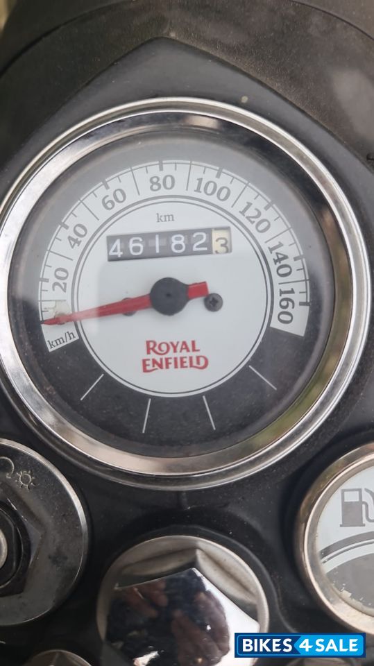 Black Royal Enfield Classic Chrome