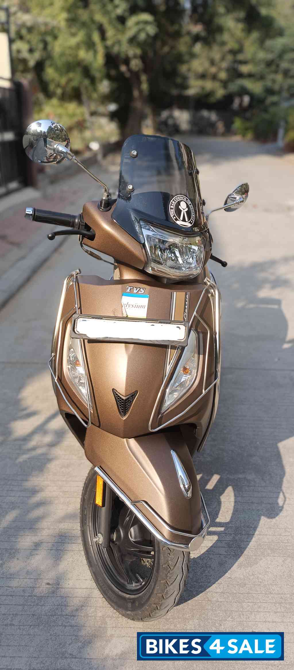 Brown TVS Jupiter Classic BS6