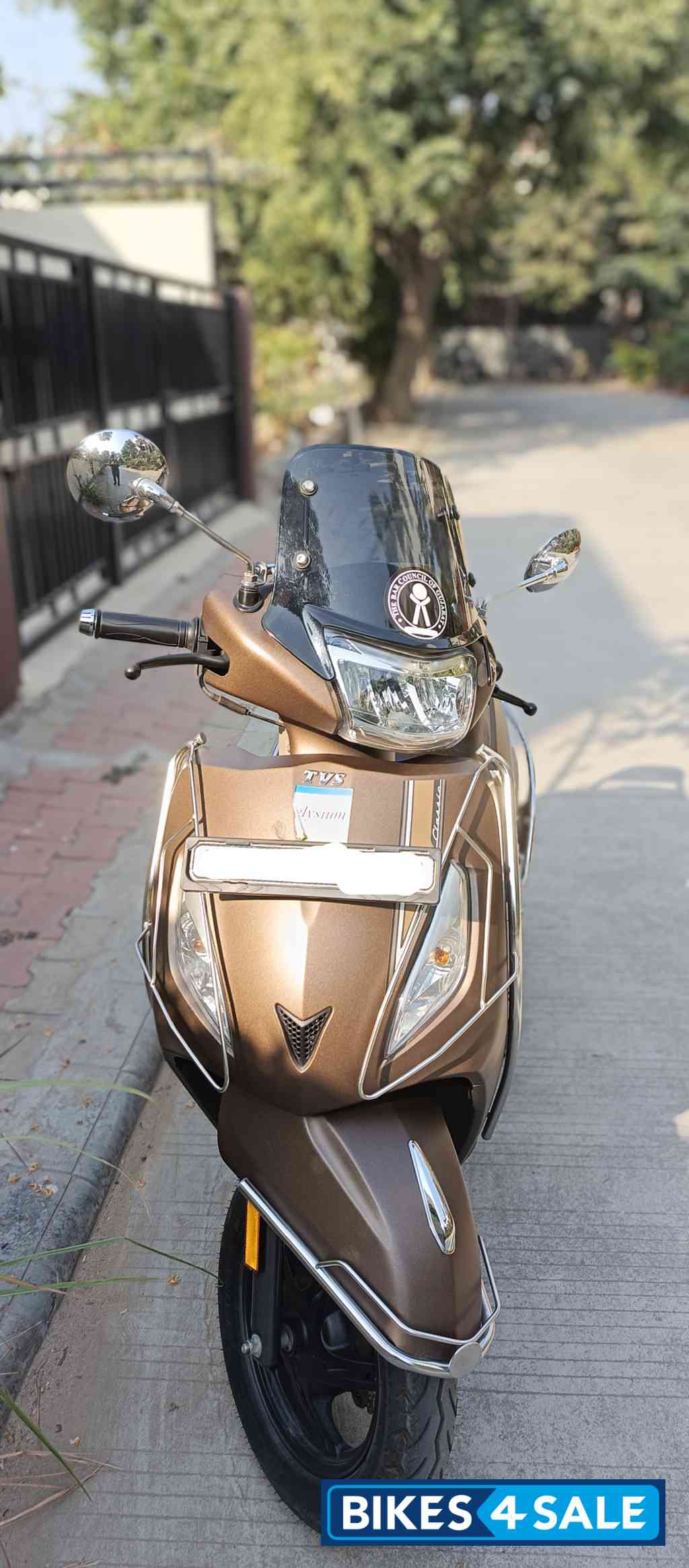 Brown TVS Jupiter Classic BS6