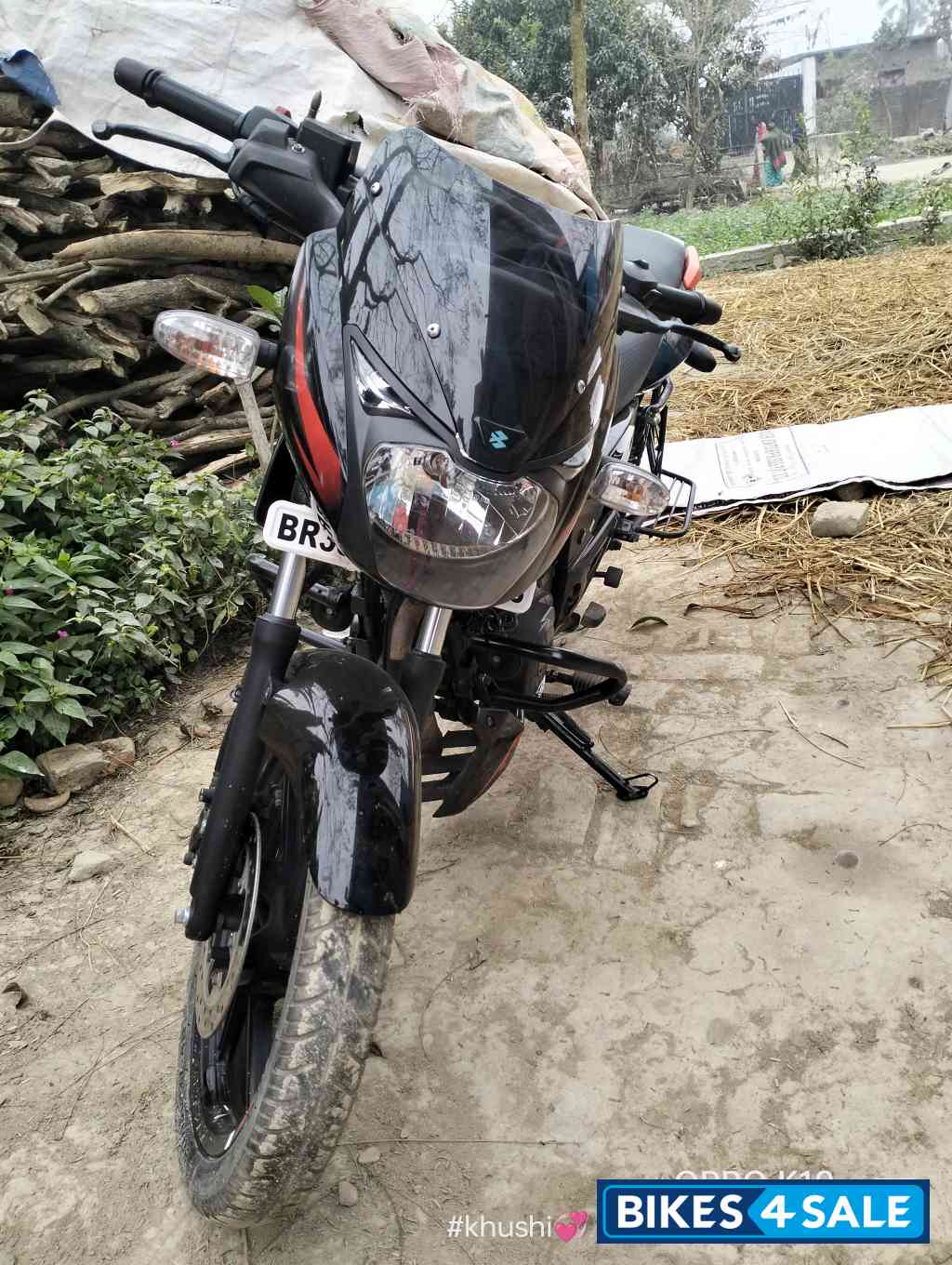 Orange Bajaj Pulsar 125 Split Seat