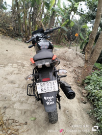 Orange Bajaj Pulsar 125 Split Seat