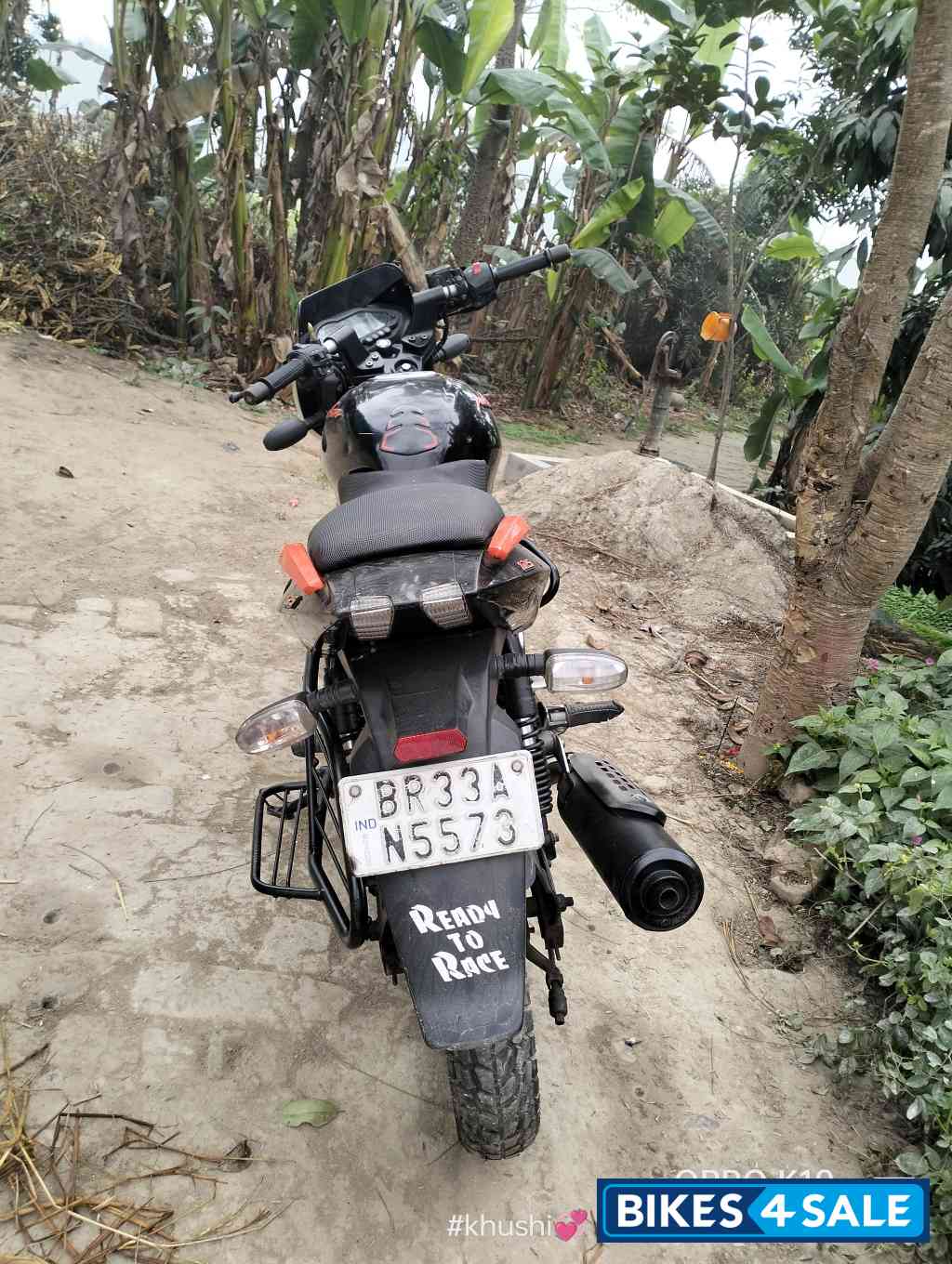 Orange Bajaj Pulsar 125 Split Seat