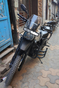 Silver Yezdi Adventure Gloss