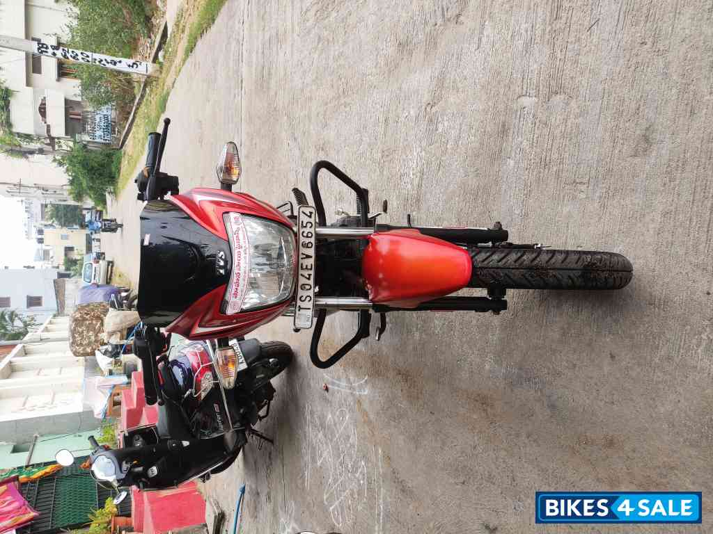 Red & Black TVS Star City Plus