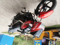 Red & Black TVS Star City Plus