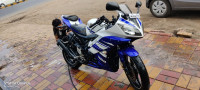 Blue Yamaha YZF R15 V2
