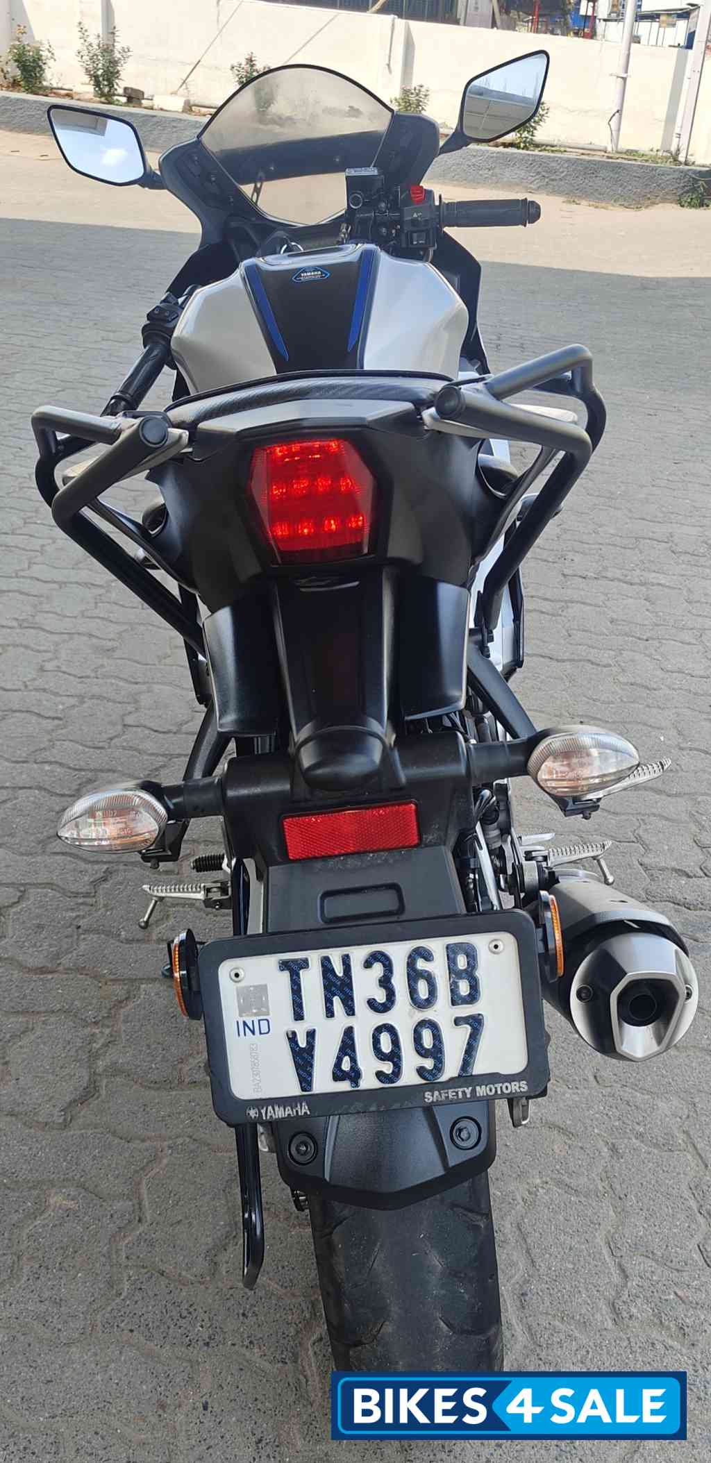 Silver With Blue Yamaha R15M