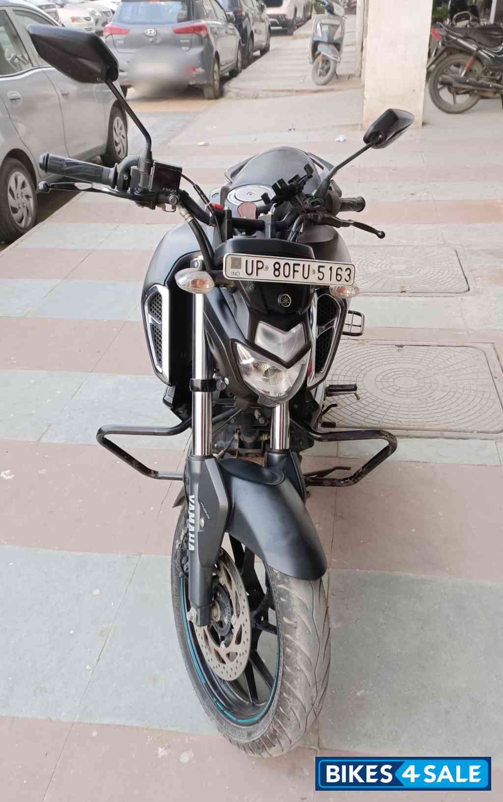 Matt Black Yamaha FZ-S FI V3 BS6