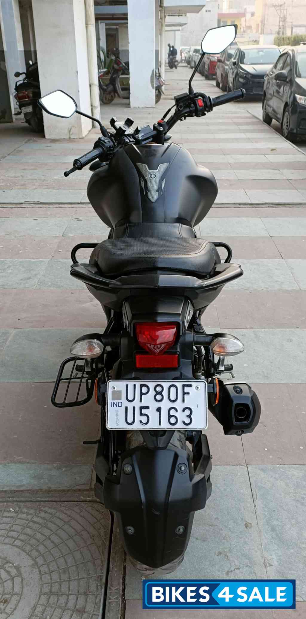 Matt Black Yamaha FZ-S FI V3 BS6