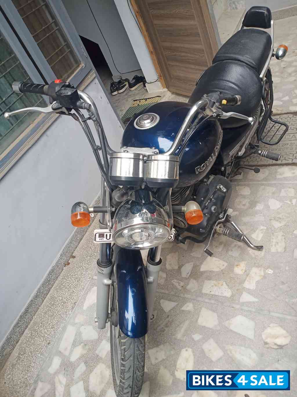 Marine Blue Royal Enfield Thunderbird 350