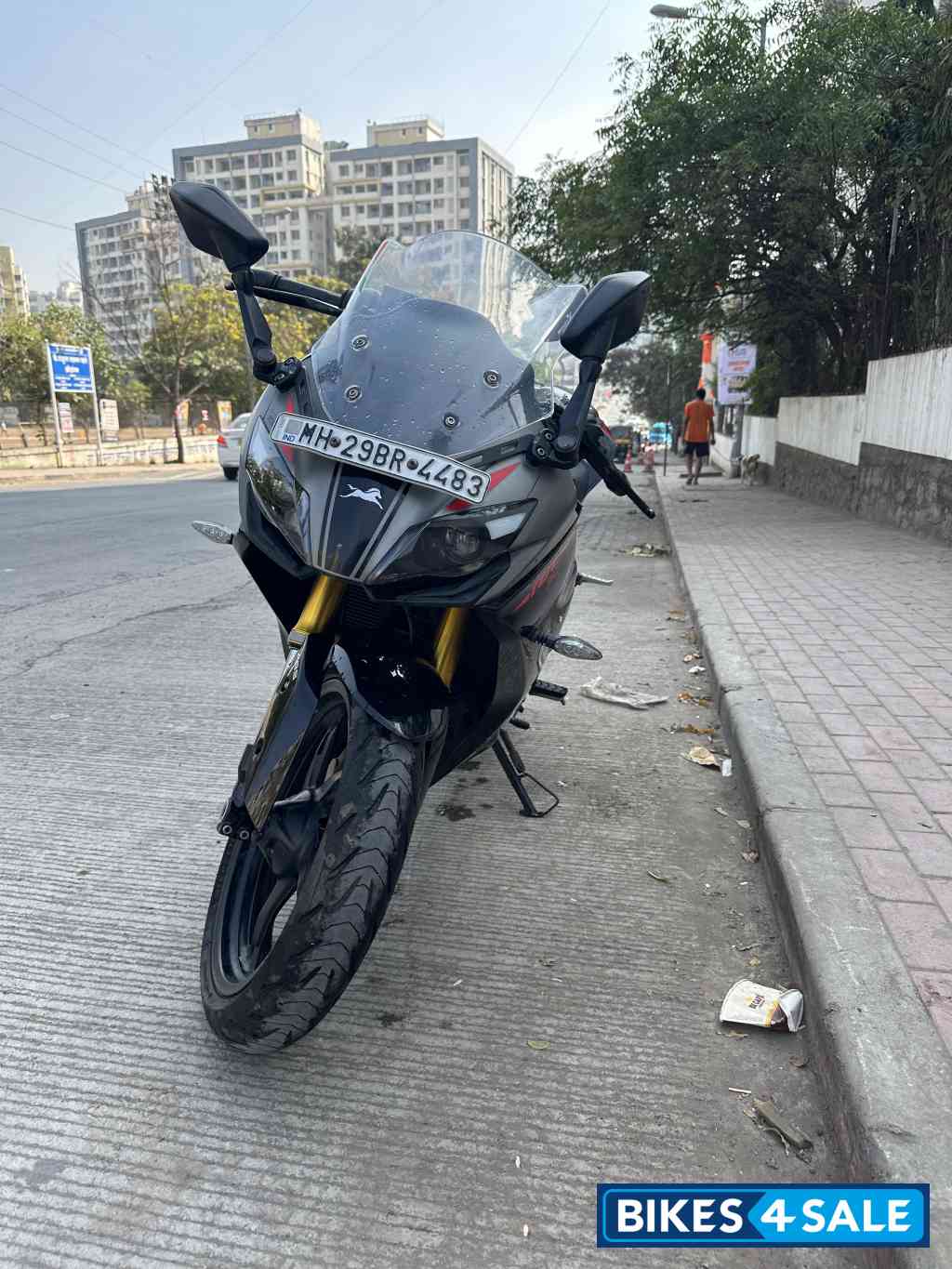 Black TVS Apache RR 310