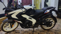 Ivory White And Black Bajaj Pulsar RS 200 BS6