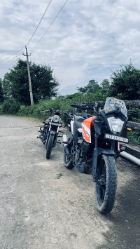 Orange KTM 250 Adventure
