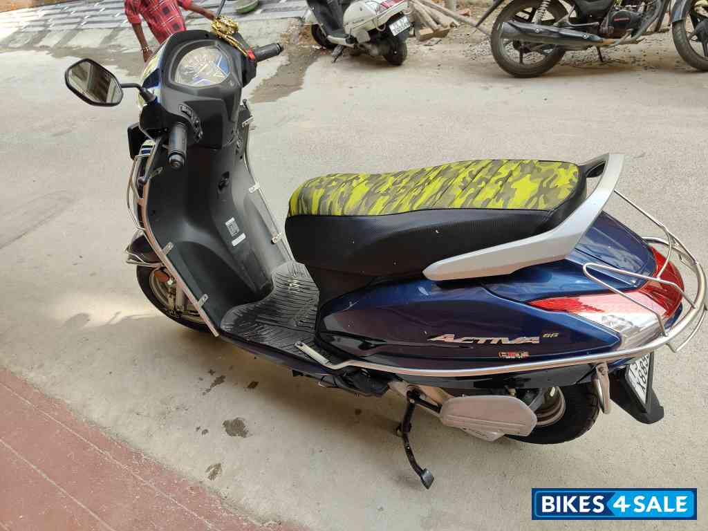 Blue Honda Activa 6G Dlx