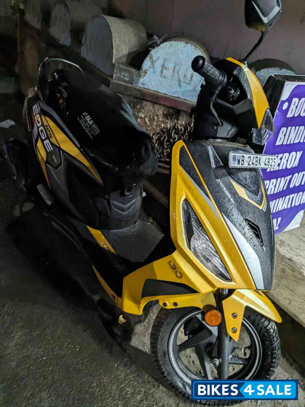 Prismatic Yellow Hero Maestro Edge 125 BS6