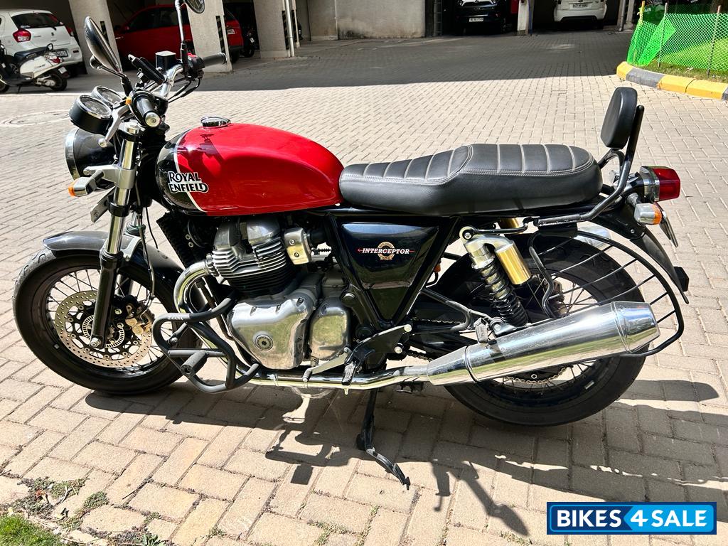 Ravishning Red Royal Enfield Interceptor 650 Twin