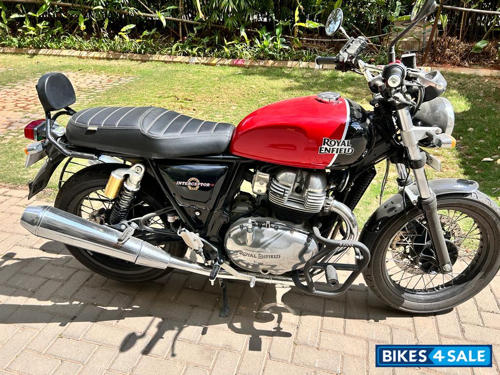 Ravishning Red Royal Enfield Interceptor 650 Twin
