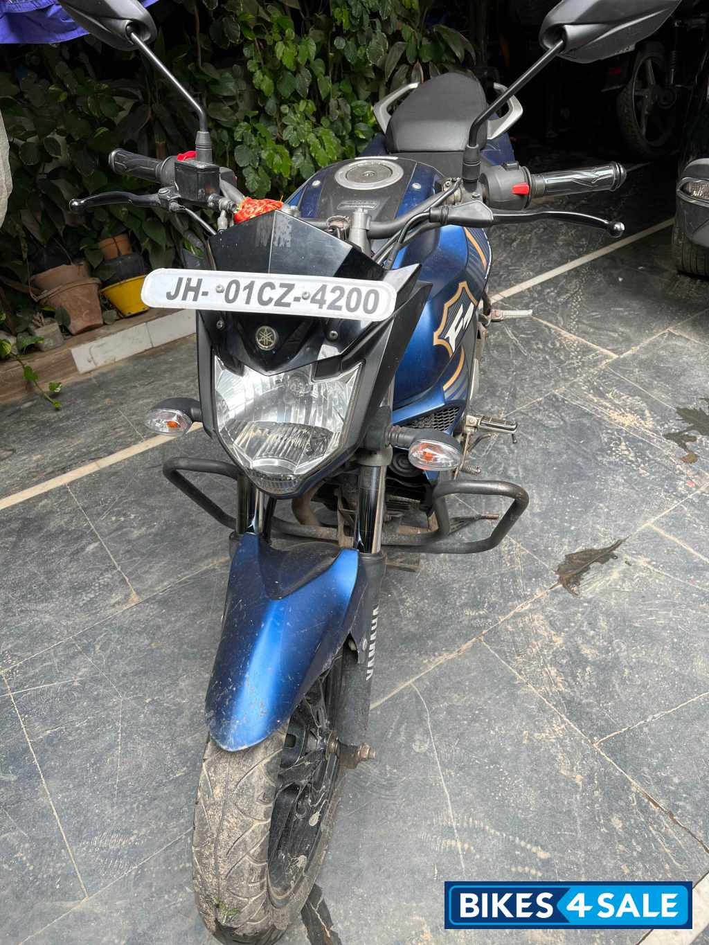 Mat Dark Purplish Bl Yamaha FZ-S FI V2