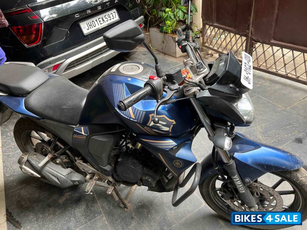 Mat Dark Purplish Bl Yamaha FZ-S FI V2