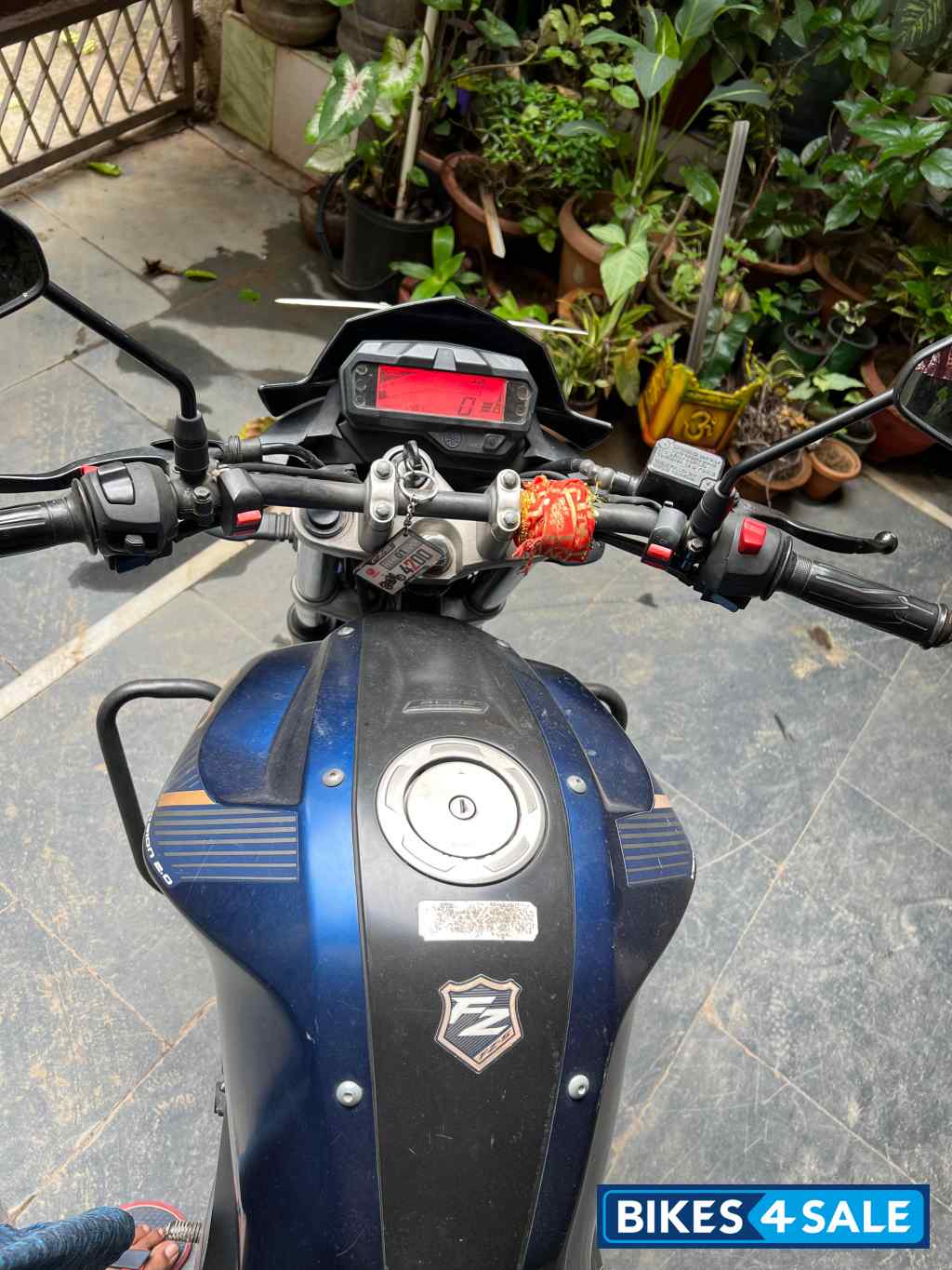 Mat Dark Purplish Bl Yamaha FZ-S FI V2