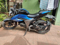 Blue Suzuki Gixxer BS6