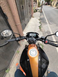 Black And Orange Suzuki Gixxer ABS