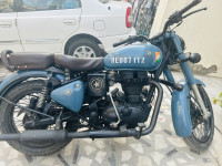 Blue Royal Enfield Classic Signals Airborne Blue