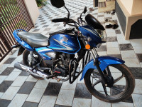 Blue Honda CB Shine