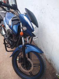Blue Honda CB Shine SP