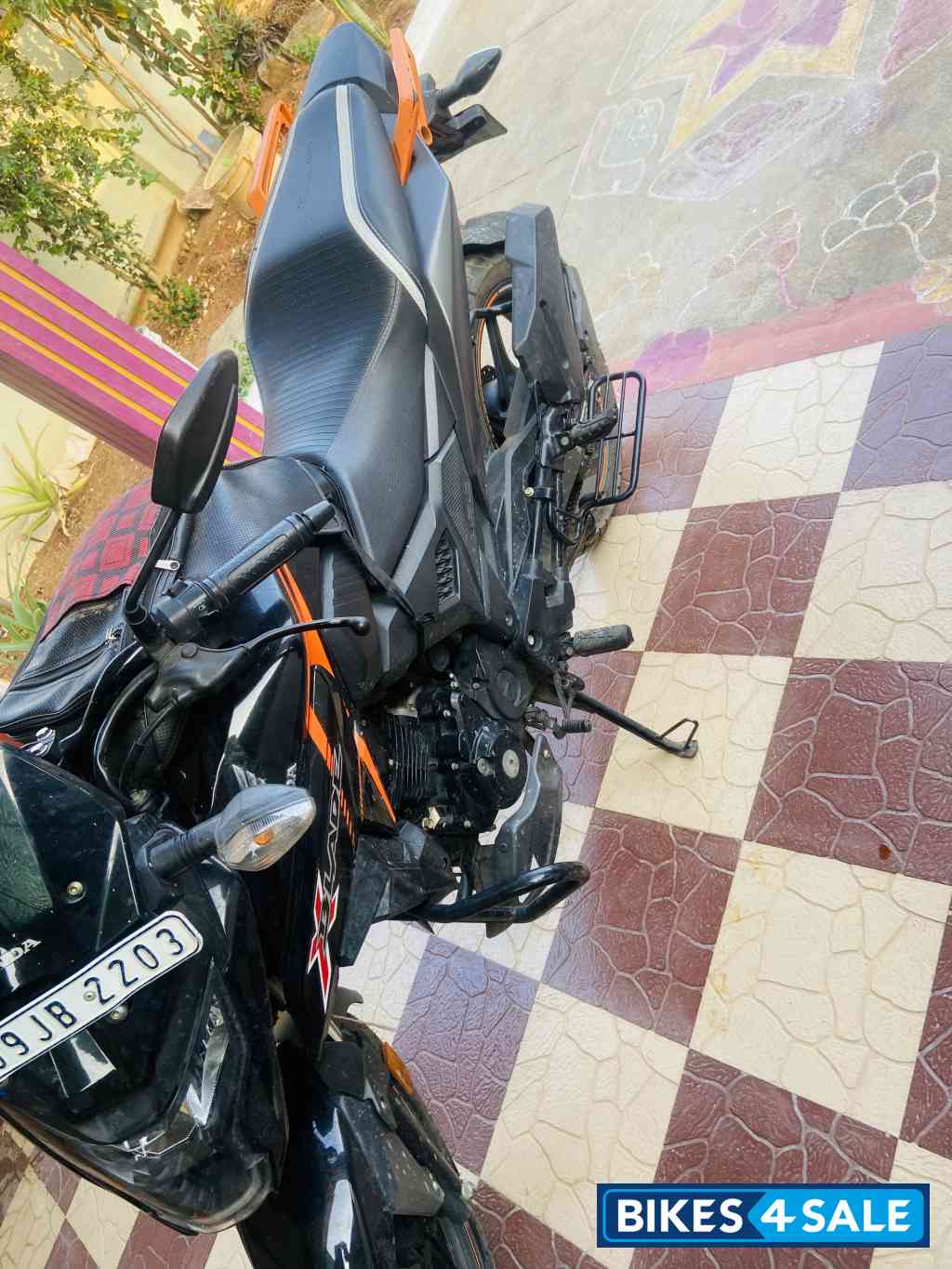 Orange Honda XBlade BS6