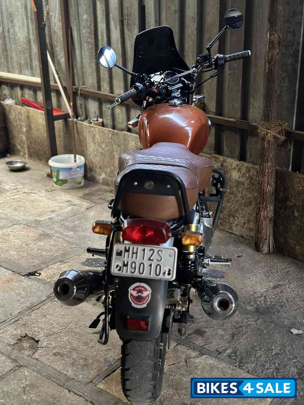 Orange Royal Enfield Interceptor 650 Twin