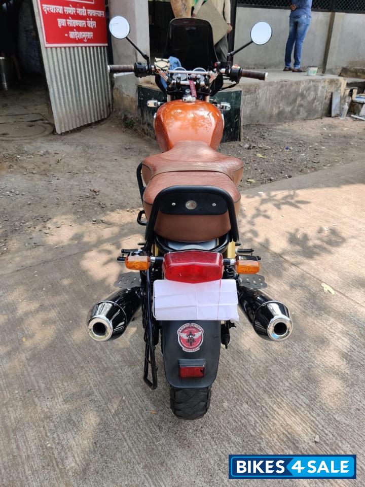 Orange Royal Enfield Interceptor 650 Twin