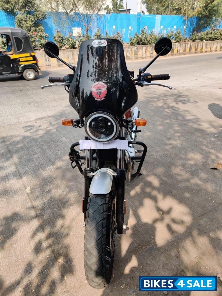 Orange Royal Enfield Interceptor 650 Twin