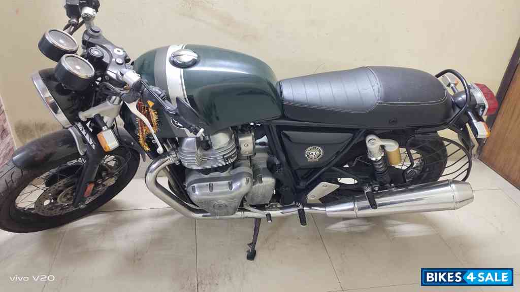 British Green Royal Enfield Continental GT 650